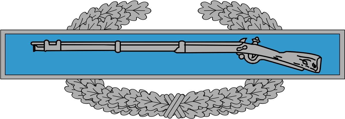Combat Infantry Badge (1200x431), Png Download