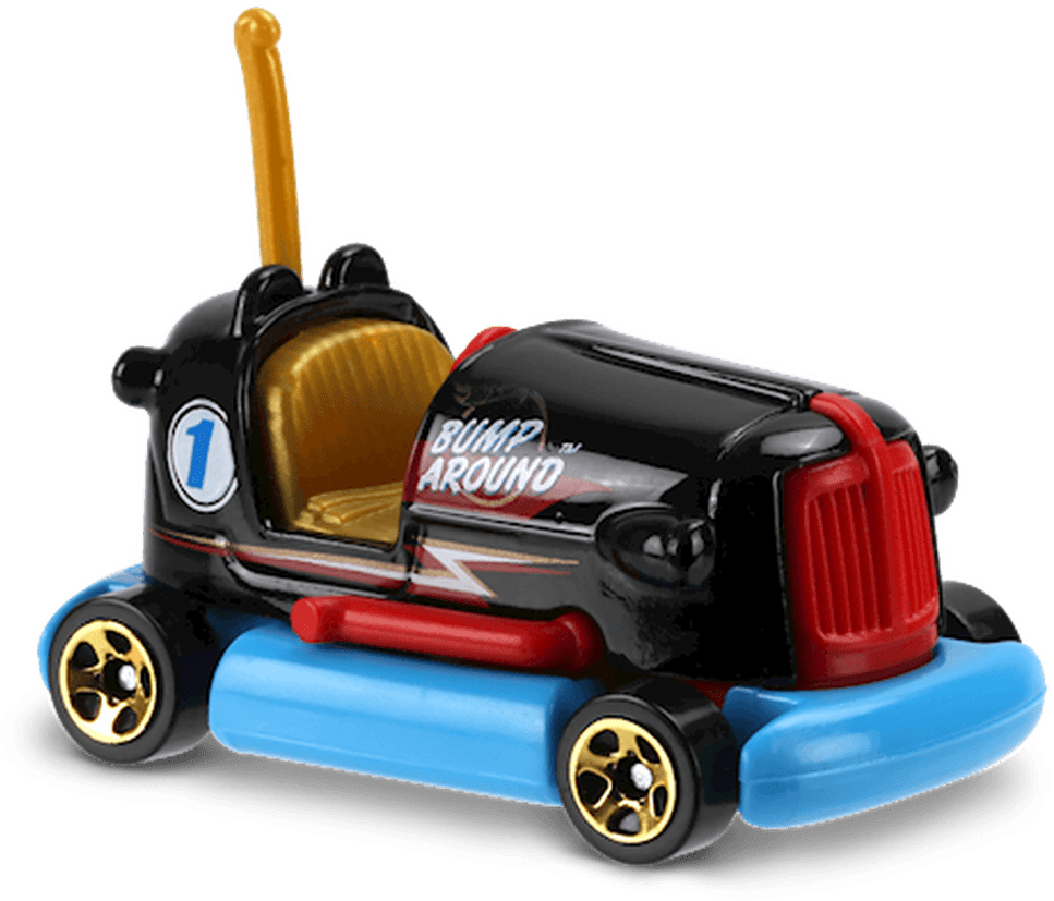 Bump Around In Black, Hw Fun Park, Car Collector Hot - Hot Wheels (1368x855), Png Download