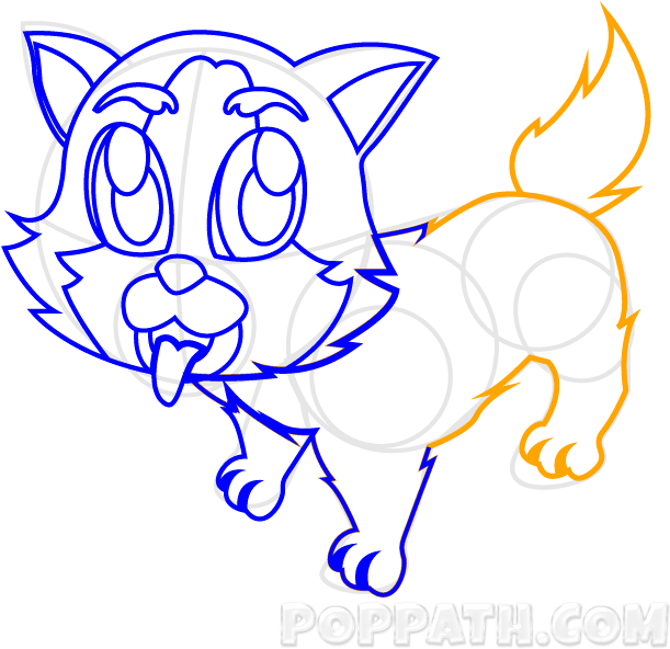 To Draw A Happy Dog, There Are Several Things To Put - Drawing (650x650), Png Download