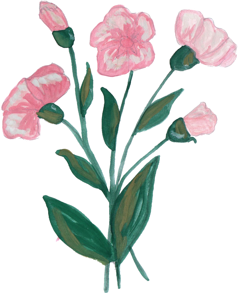 Flower Transparent Painted - Flower (830x1024), Png Download