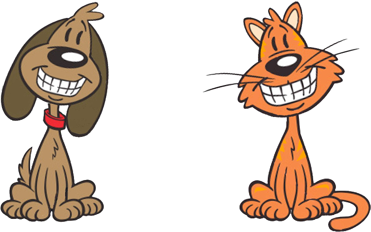 Banner Freeuse Stock Hillway Kennels For And Cats Deluxe - Cartoon Cat And Dog (800x533), Png Download