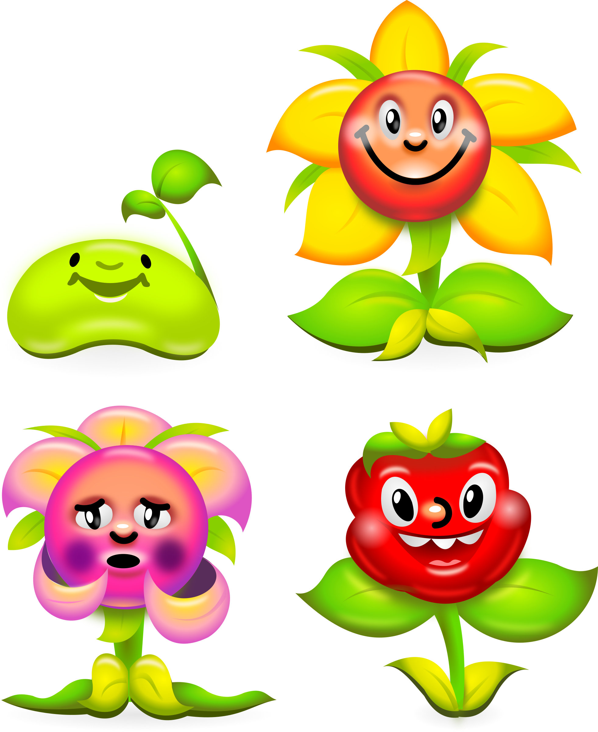 Painted Flowers With Faces - Sketch Book: Architecture | Fashion Designers | Artist (1570x1920), Png Download