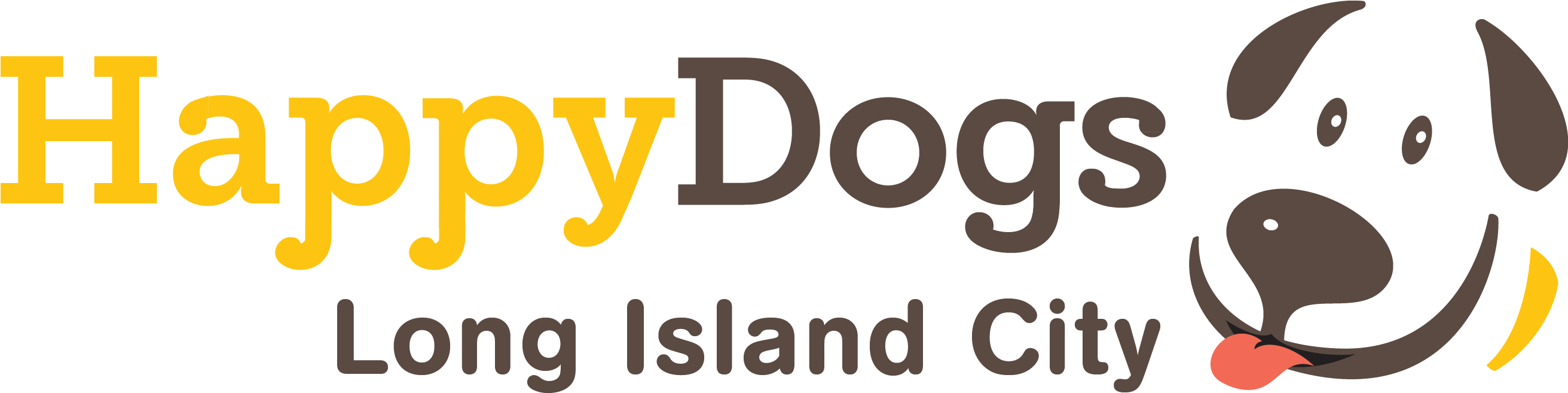 Happy Dogs Long Island City - Vernon Blvd - Jackson Av (2622x670), Png Download