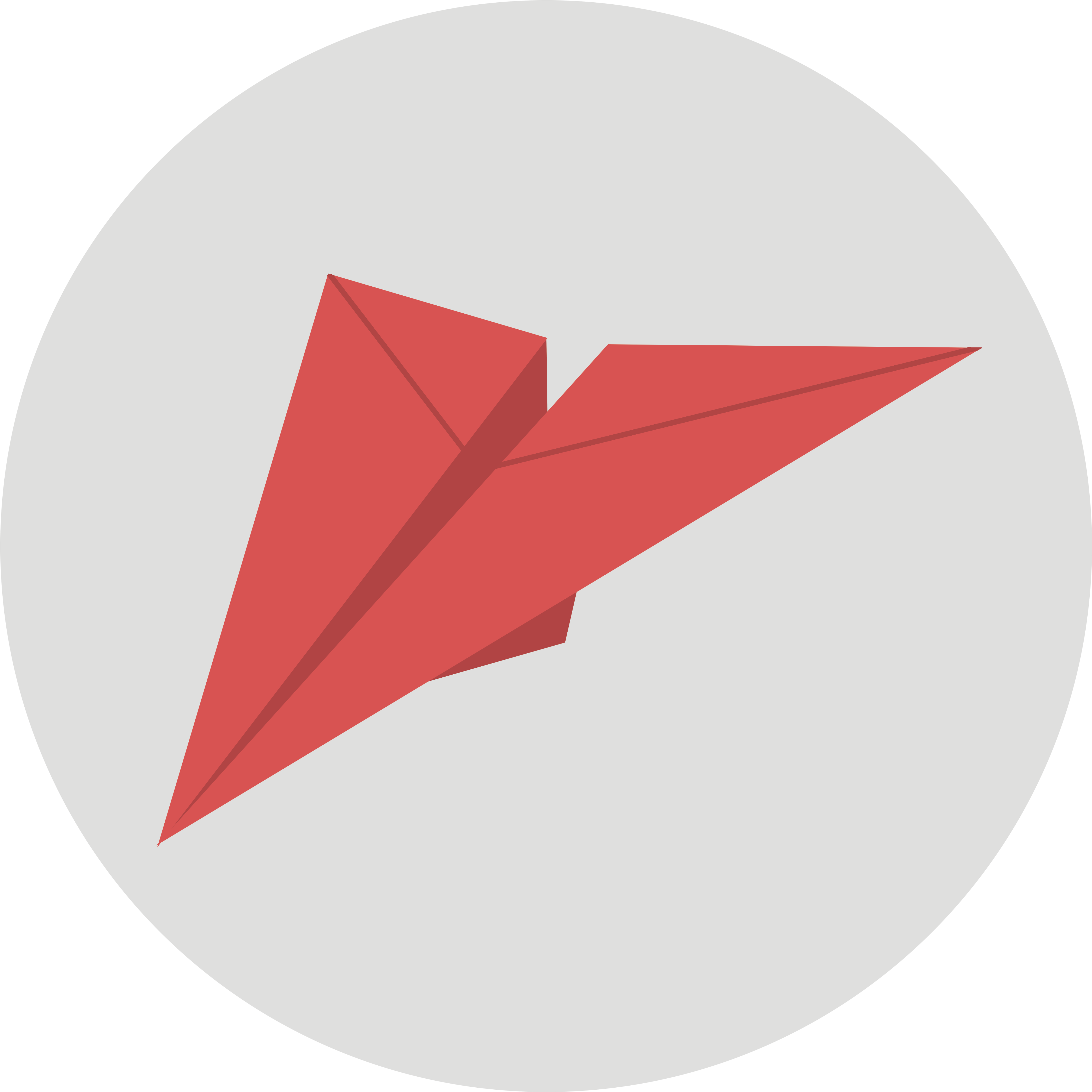 Paper Plane Icon - Circle (4500x4500), Png Download