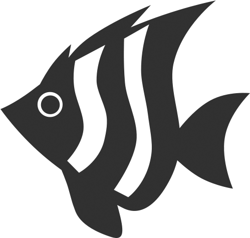 Fish Icon (500x500), Png Download