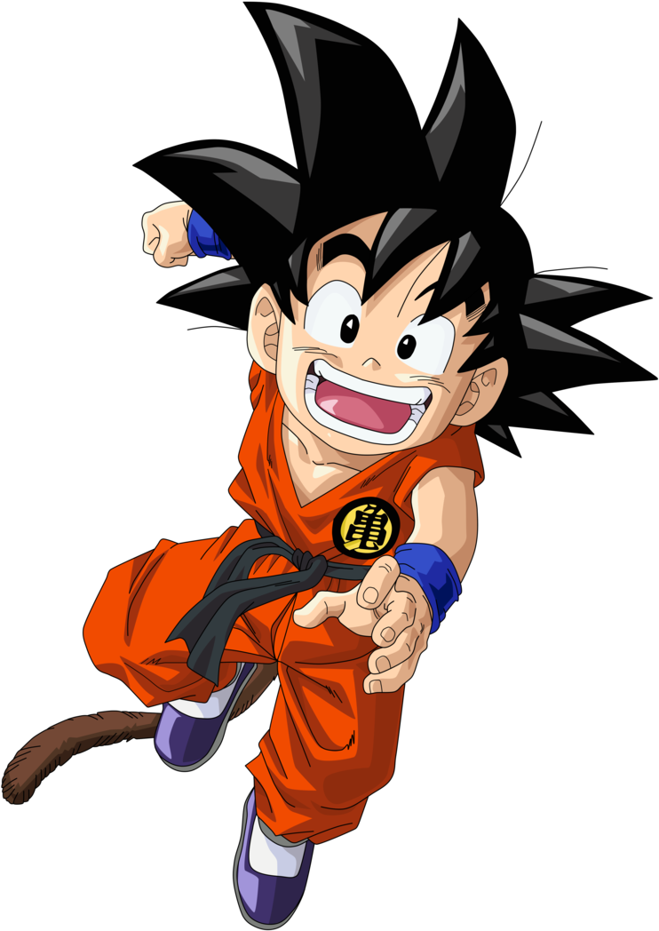 Download Kid Goku Dragon Ball Z Characters Goku Full Size Png Image Pngkit