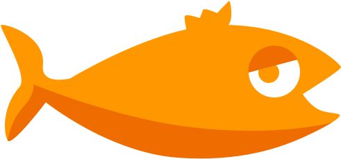 Fish Icon (500x500), Png Download