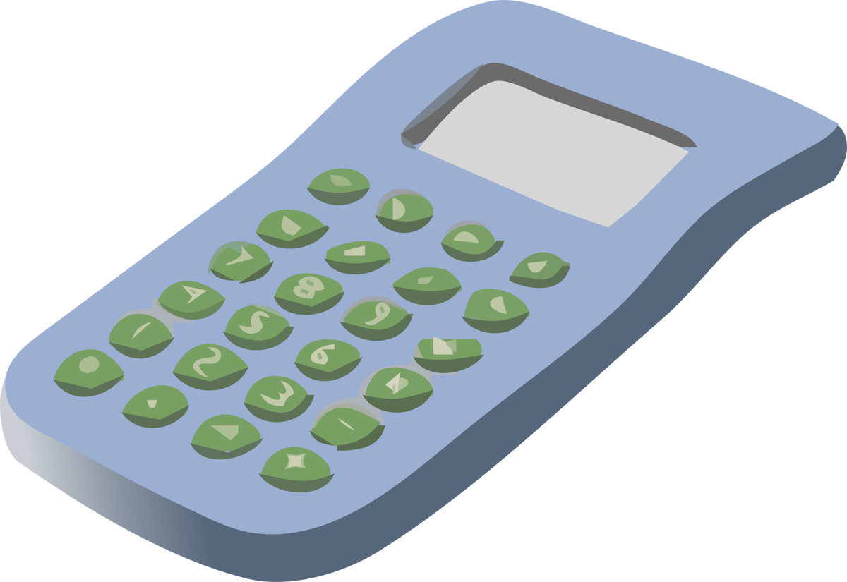 Tags - - Calculator Clip Art (625x500), Png Download