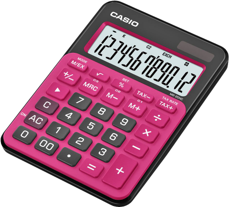 Download Download Pink Business Calculator Png Image - Casio Ms 20nc ...