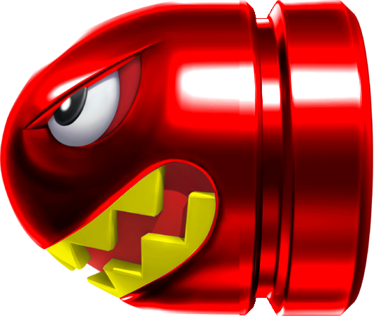 Biting Bullet Bill - Banzai Bill Bro (531x449), Png Download