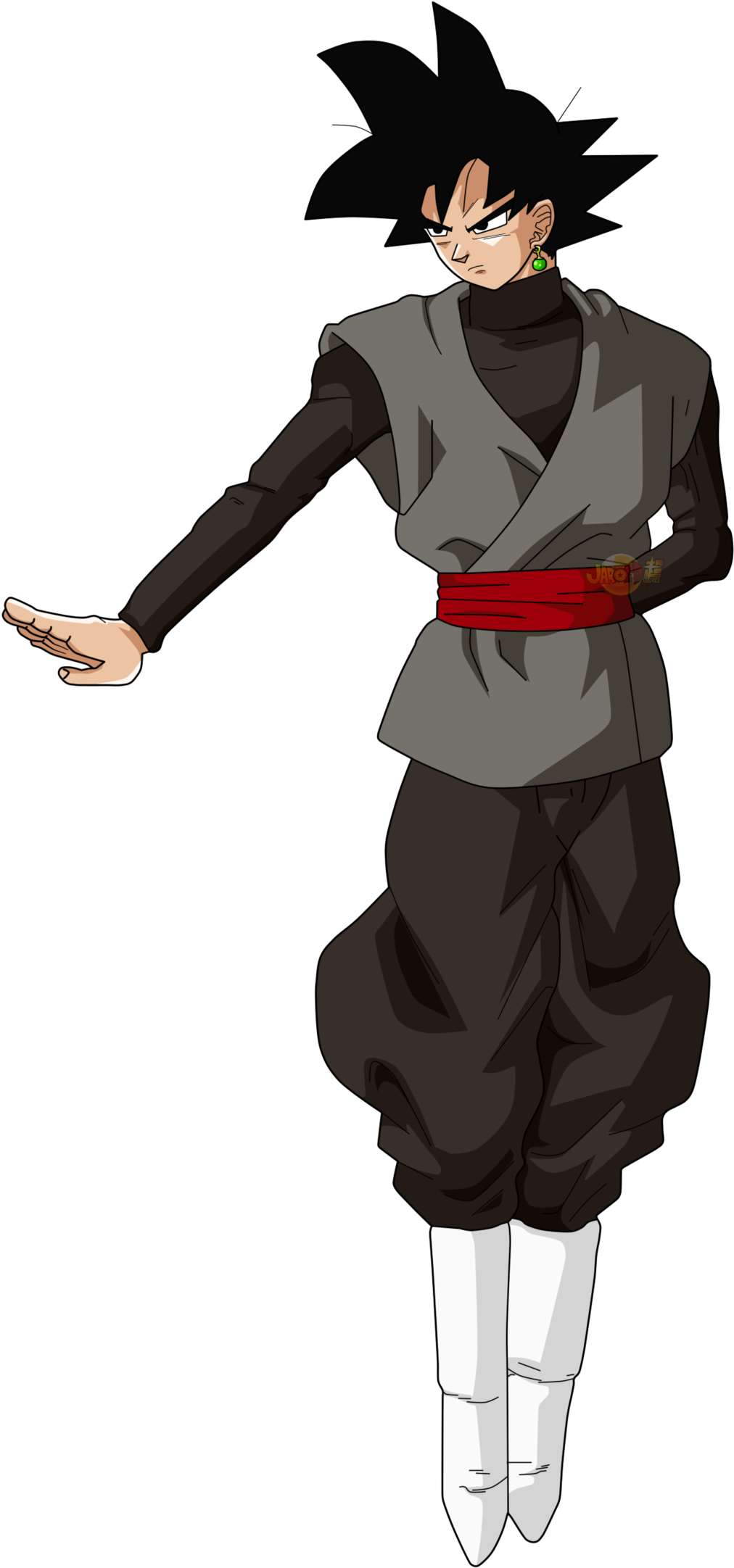 Goku Black Gi - Dbz Goku Black Png (1024x2175), Png Download