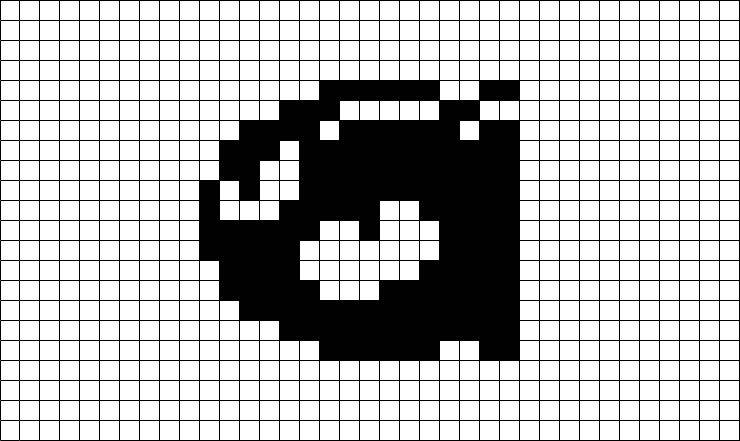 Mario Bullet Bill Pixel Art (740x441), Png Download