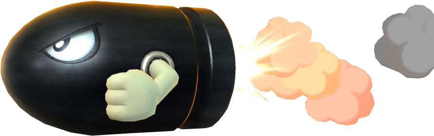 Bullet Bill Item Smashpedia Fandom Powered By Wikia - Mario Series (930x523), Png Download