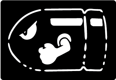 Bu Bu Bullet Bill - Illustration (612x792), Png Download