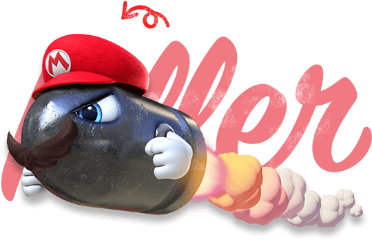 Bullet Bill - Super Mario Odyssey Png (739x352), Png Download