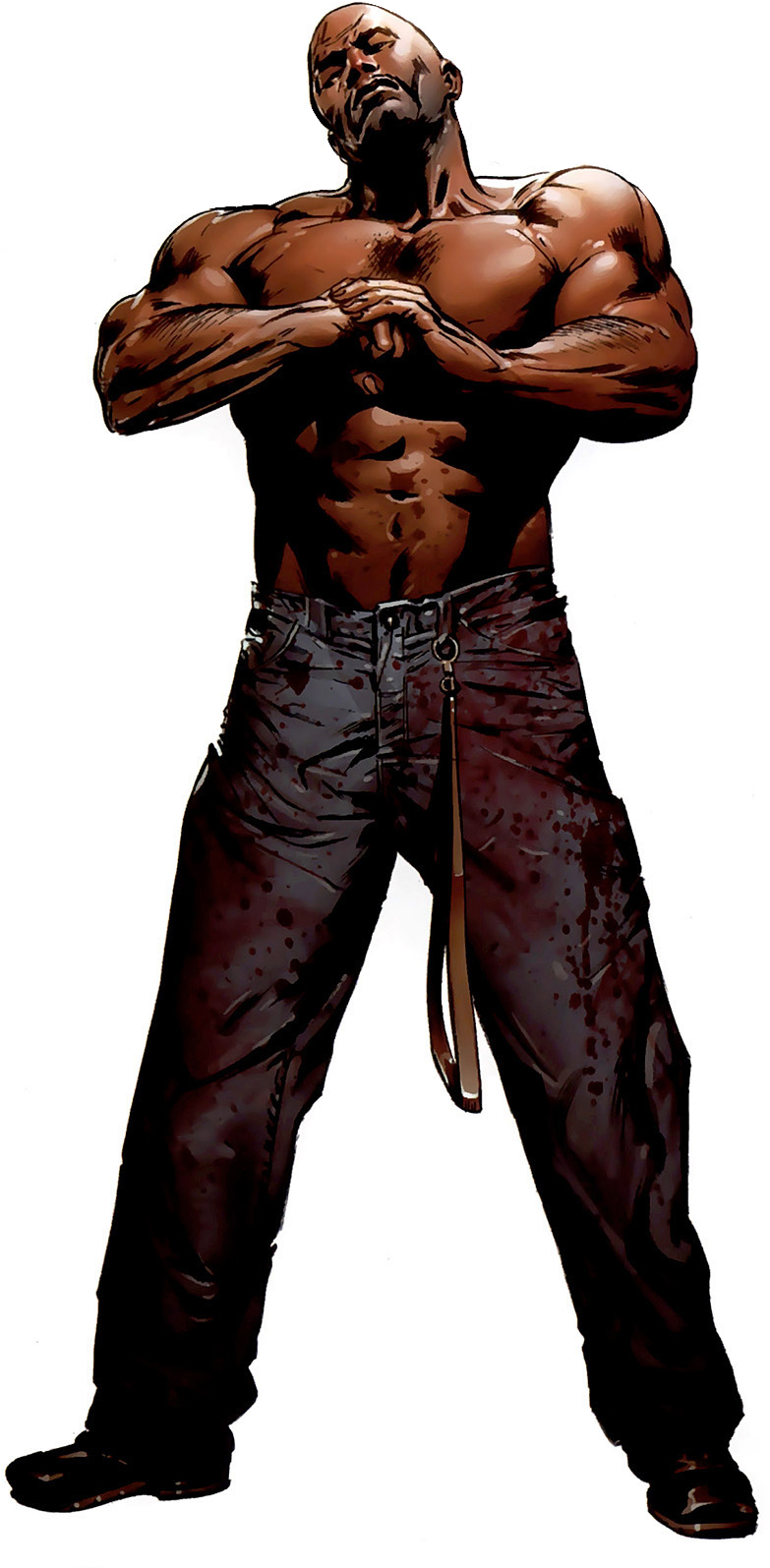 New Avengers Vol 1 56 Page 00 Luke Cage - Luke Cage Marvel (1043x1608), Png Download