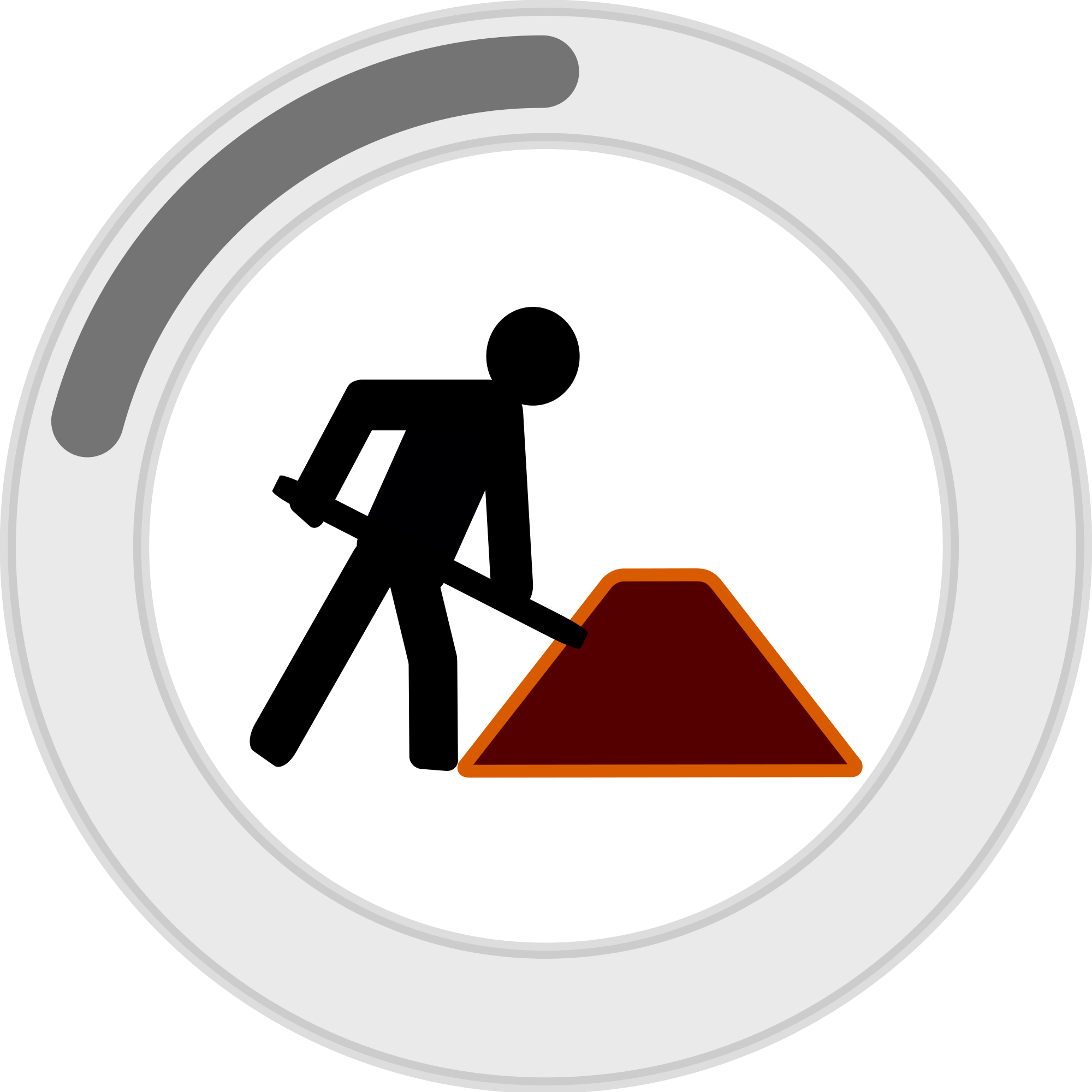 Open - Under Construction Icon (2000x2000), Png Download
