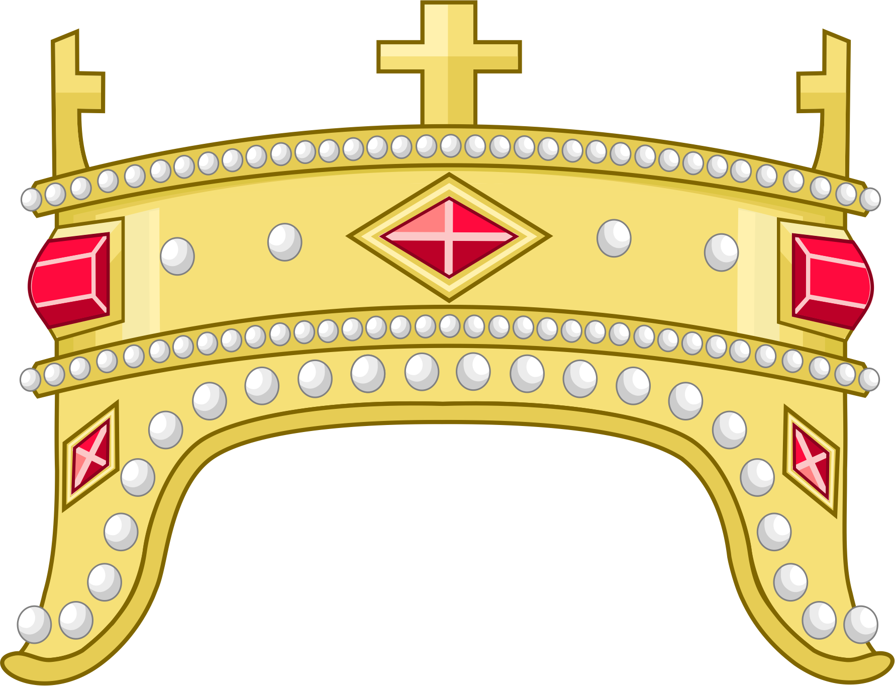 File - Old-crown - Zastave Krunom Hrvatski Grbovi (1781x1364), Png Download