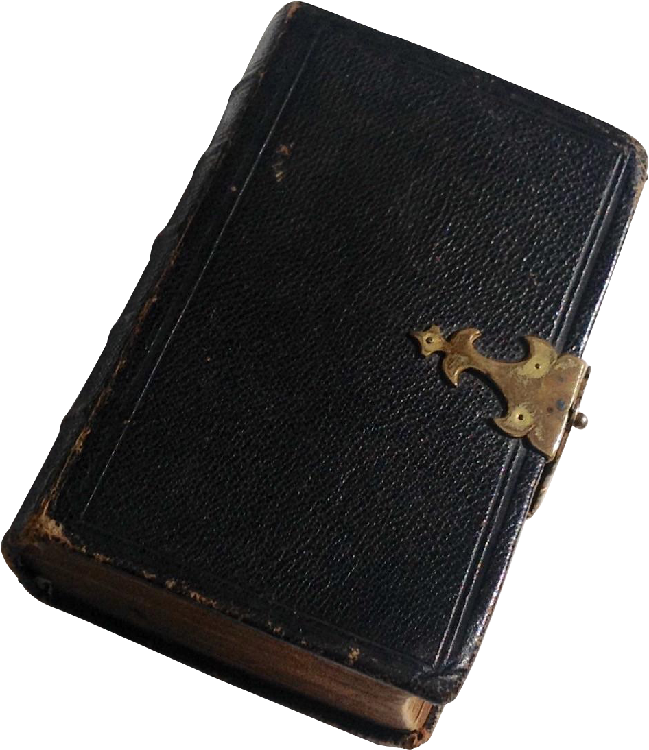Victorian 1857 Leather Protestant Episcopal Book Of - Fashion (1091x1093), Png Download