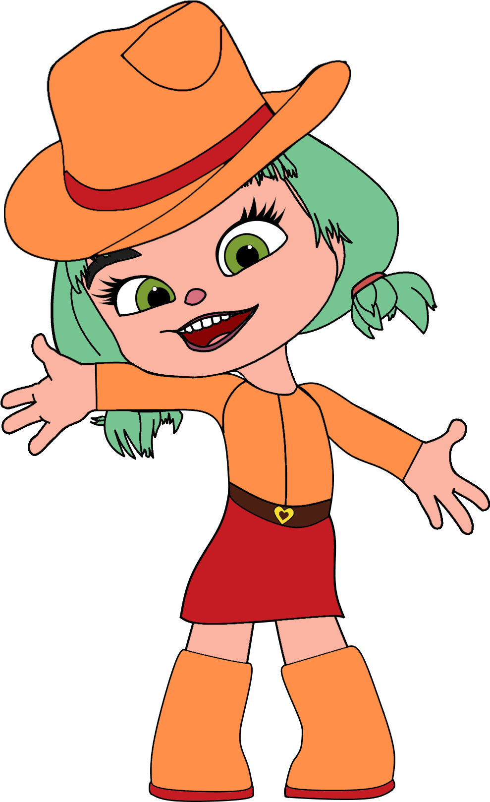 Candlehead As A Cowgirl - Candlehead Hat (1014x1663), Png Download