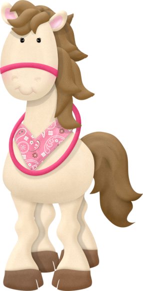 Minus Horse Clipping, Cowboy Theme, Cowgirl Party, - Cowgirl Horse Clipart (286x583), Png Download
