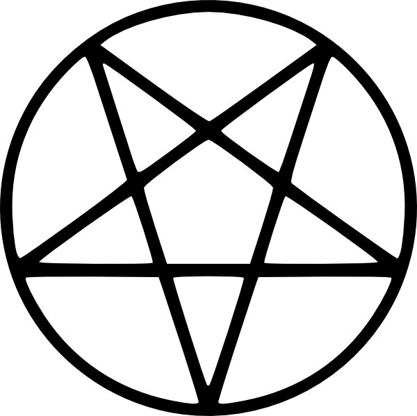 Small - Pentagram Vector (600x599), Png Download