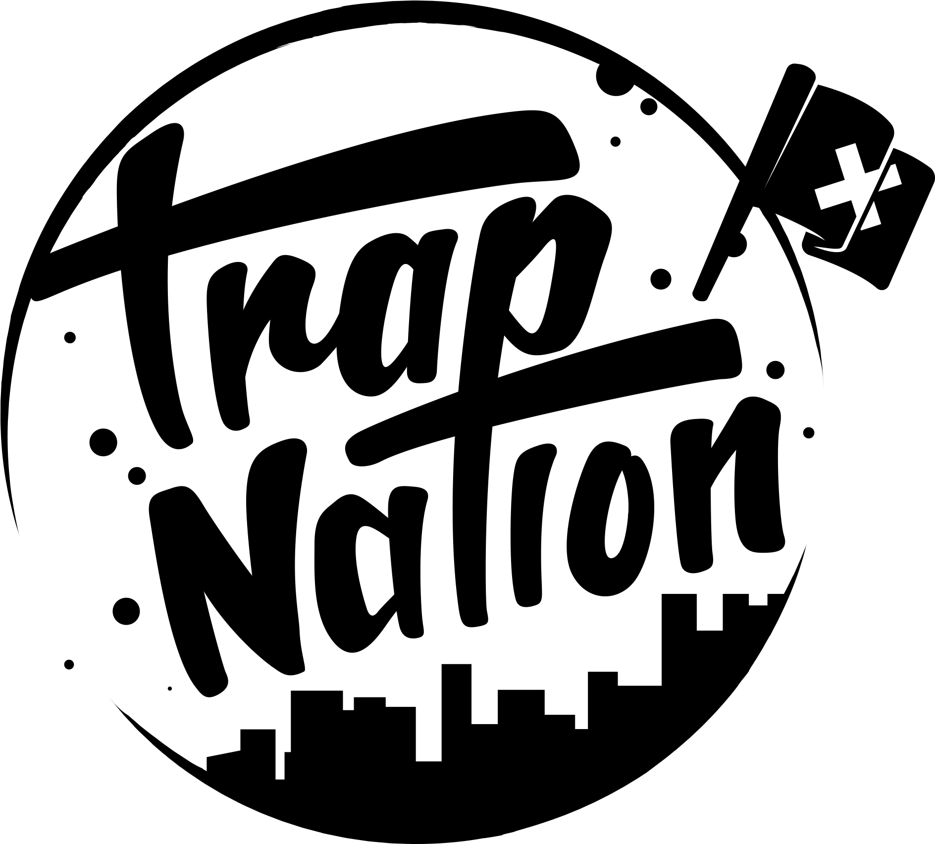 Arabic House - Trap Nation Logo Png (2000x2000), Png Download
