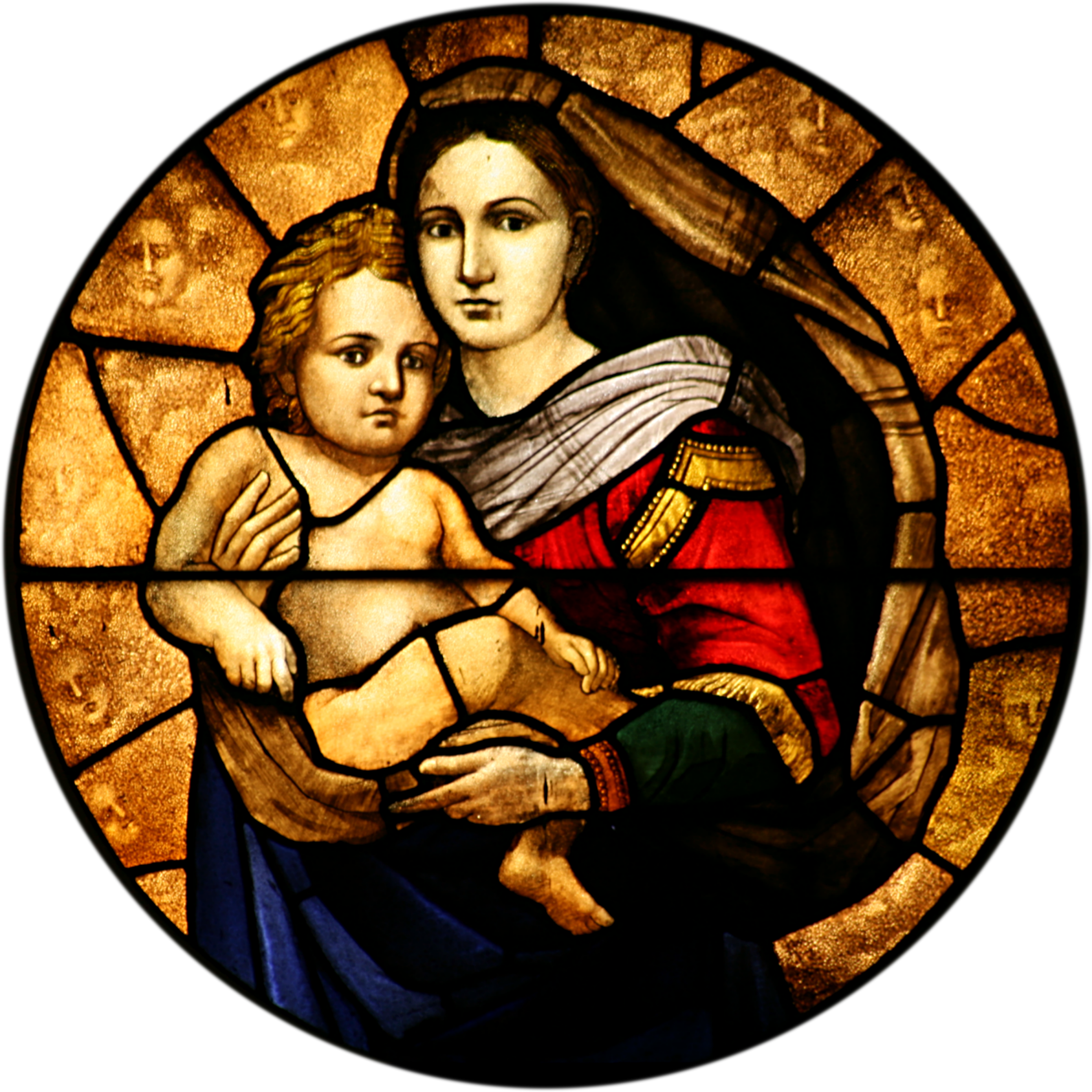 Catholic Stained Glass Window Png Free Download - Forbidden Books Of The New Testament: The Lost Books (1688x1688), Png Download