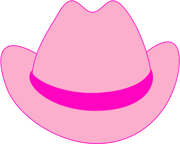 Pink Cowboy Hat Stock Photo - Cowgirl Hat Clip Art (680x624), Png Download