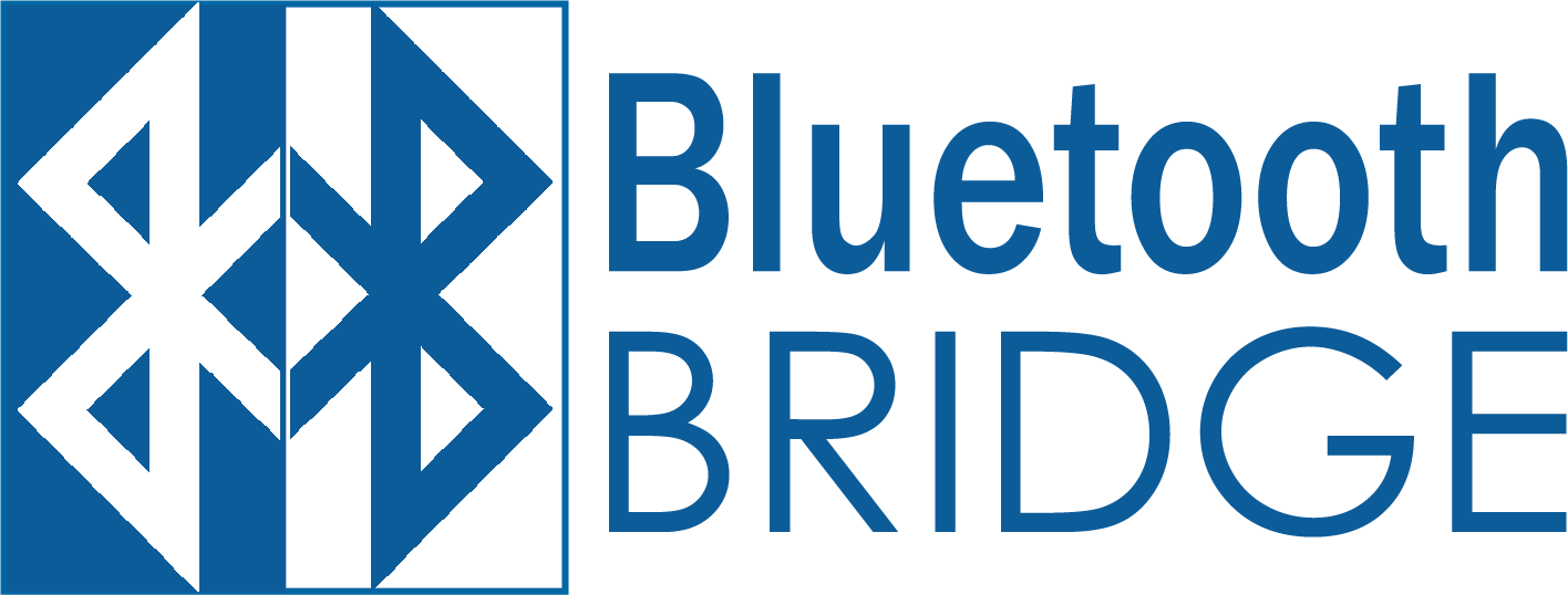 Bluetooth Bridge Logo 301 Wht - Apple Green Bluetooth Speaker (1416x538), Png Download