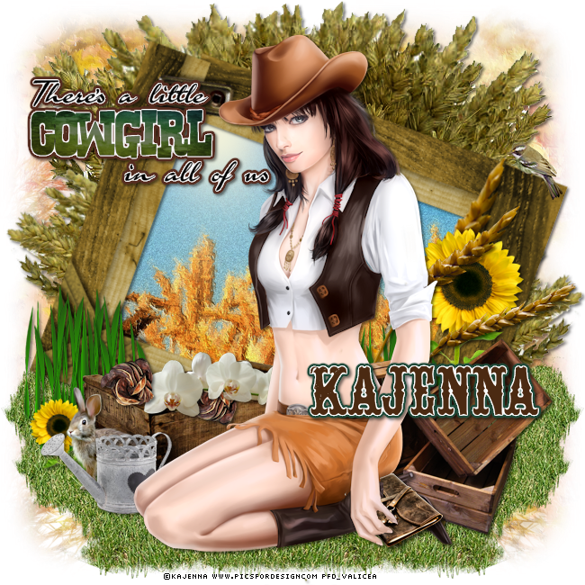 Little Cowgirl - Girl (650x650), Png Download
