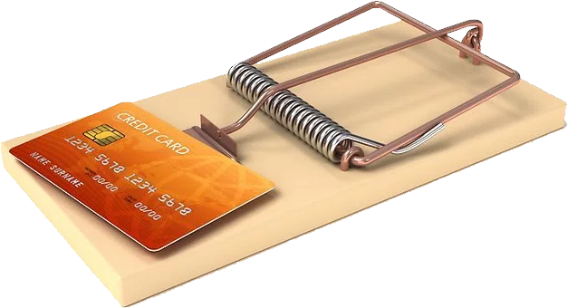 Mouse Trap Png - Armadilha Cartão De Credito (627x340), Png Download