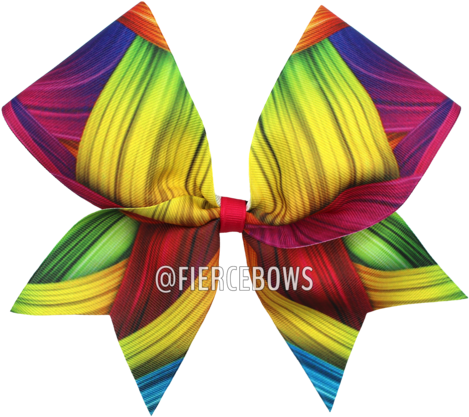 Aloha Sublimated Bow - Breast Cancer (480x480), Png Download