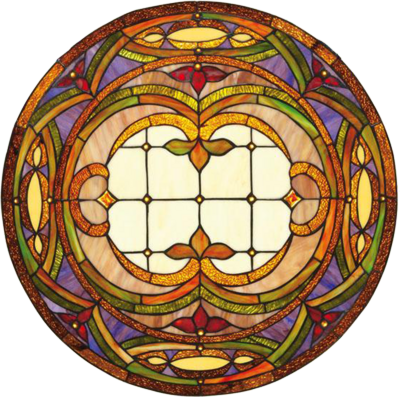 Stained Glass Discount On Stained Glass 3 Psd Detail - Stained Glass (400x397), Png Download