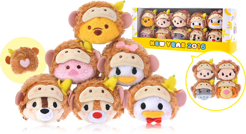 Image - Year Of The Monkey Tsum Tsum (784x426), Png Download