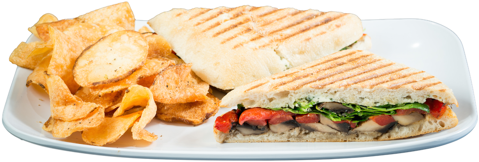 Follow Us On Social Media To Get The Latest News, Updates - Panini Ciabatta Png (1000x667), Png Download