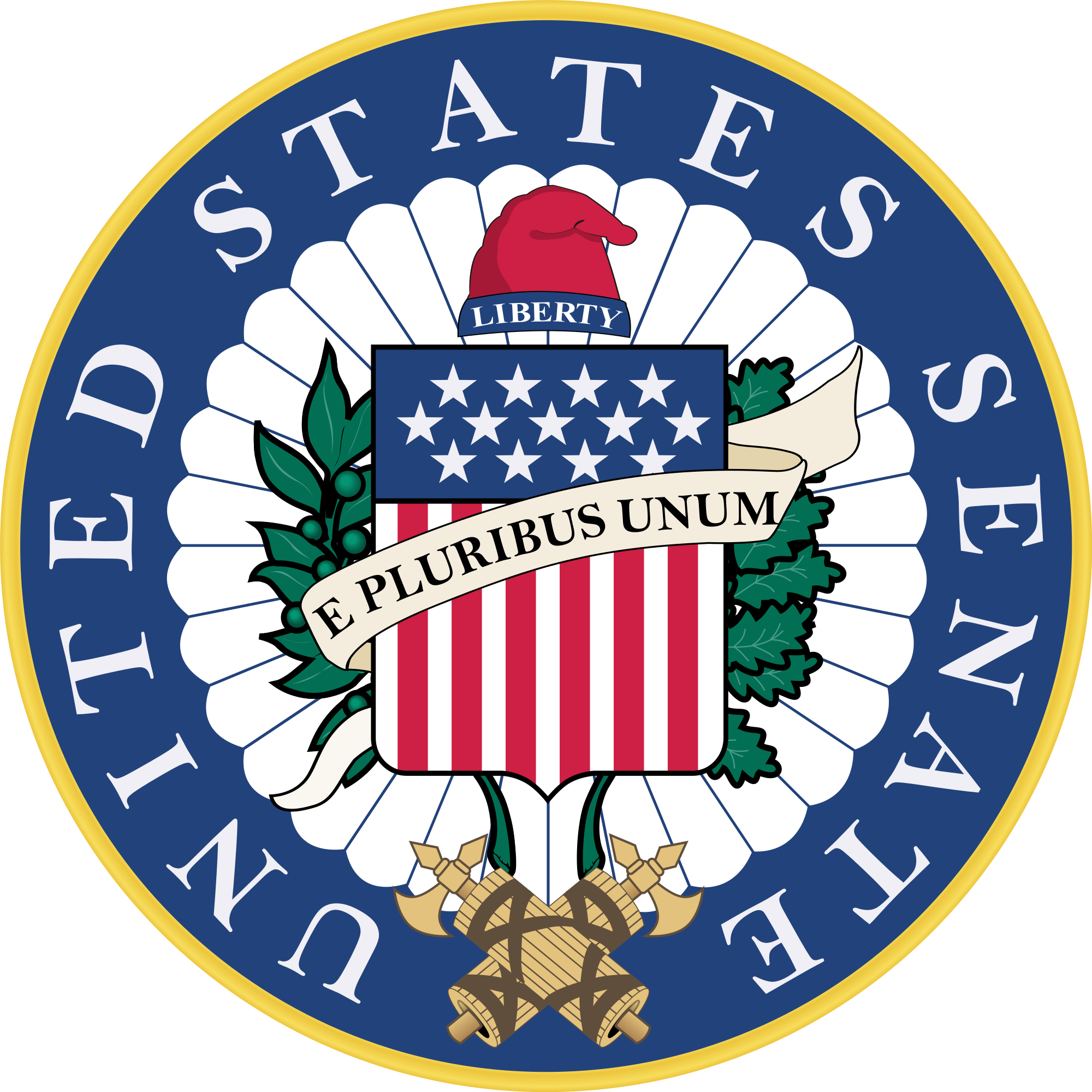 Seal Of The United States Senate - Senate Seal (2000x2000), Png Download