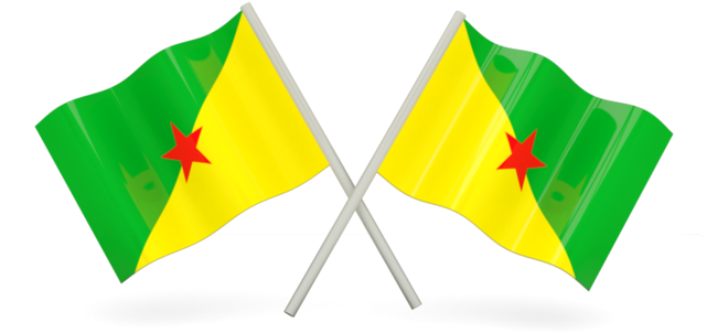 French Guiana Flag - French Guiana Flag Animation (640x480), Png Download