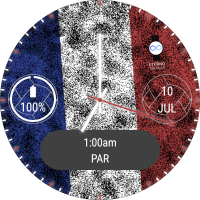 French Flag Watch Face - Google Play (400x400), Png Download