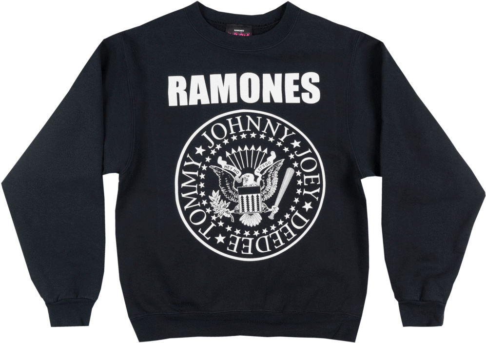 The Ramones Presidential Seal Crewneck Sweatshirt Music - Ramones Original T Shirt (1024x729), Png Download
