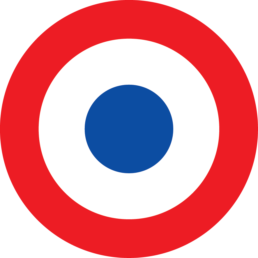 French Roundel - American Marking Used On Airplanes During Wwi (886x886), Png Download