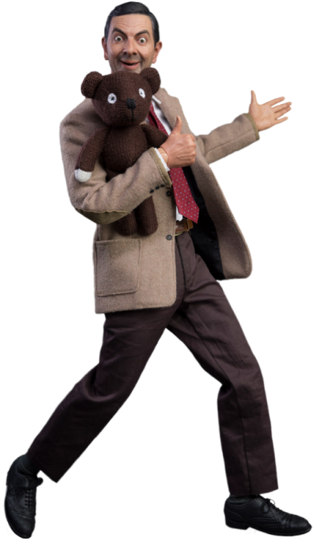 Hd Masterpiece 1/4 Scale Enterbay Action Figure - Mr. Bean - Hd Masterpiece 1:4 Scale Figure (730x1005), Png Download