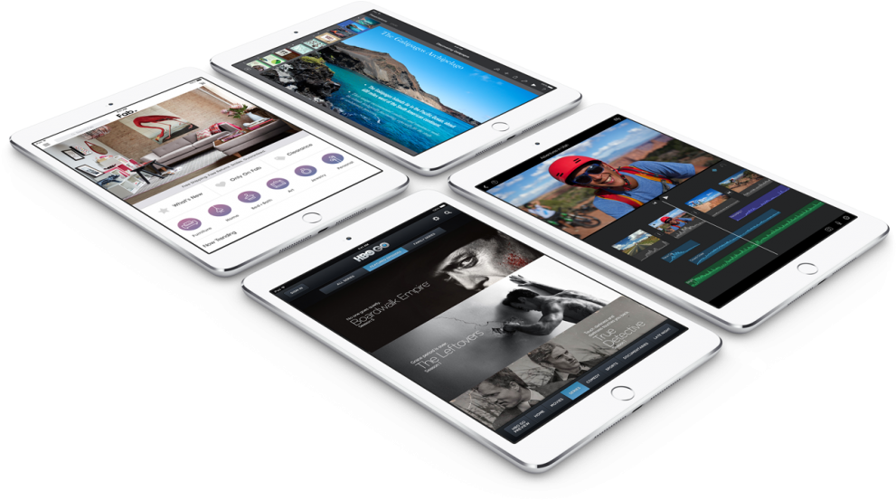 Ipad Mini3 - Ipad Mini For Presentation (1024x572), Png Download