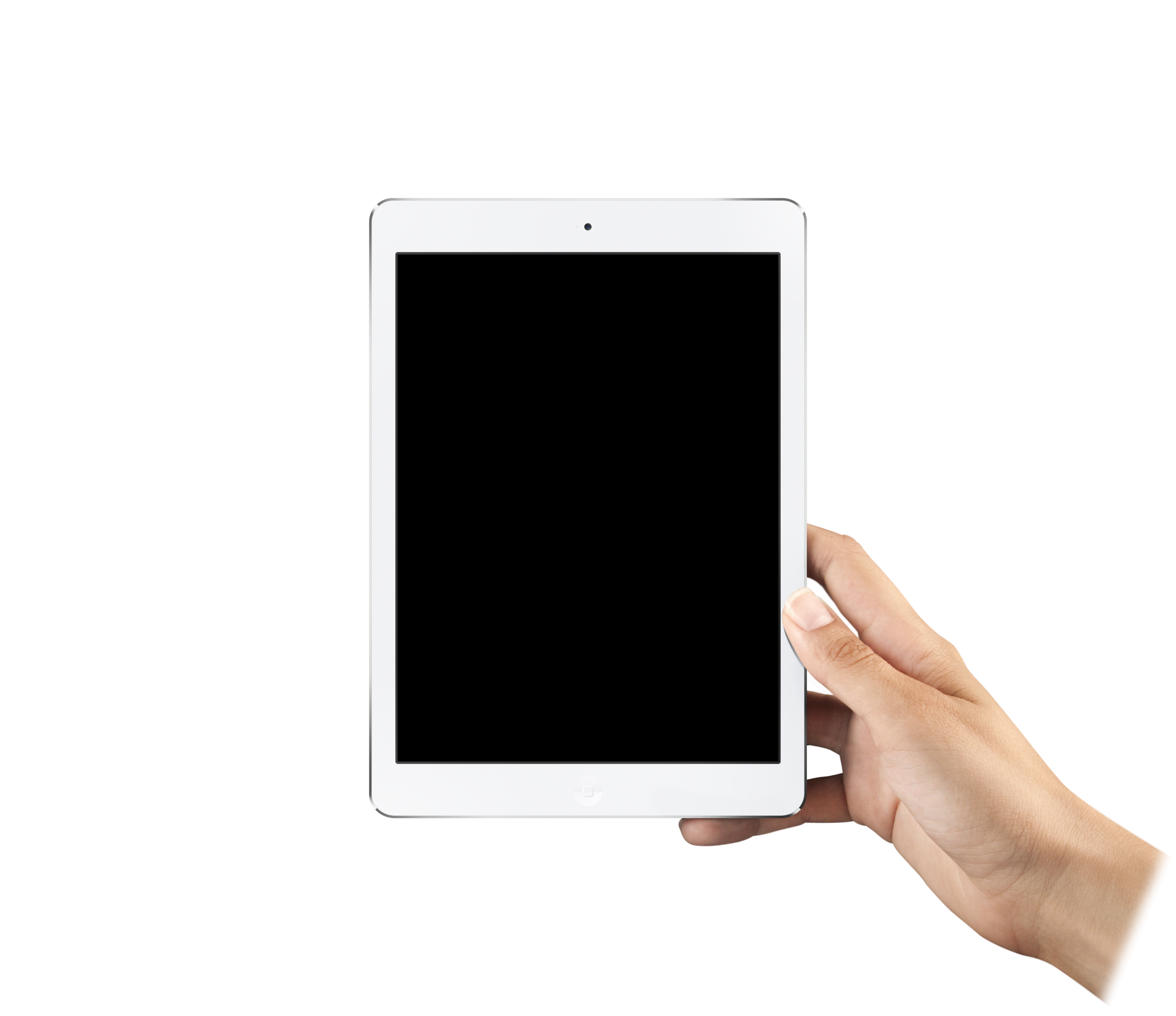 Https - //resources - Framerjs - Air Silver Hand - - Tablet Computer (4744x4101), Png Download