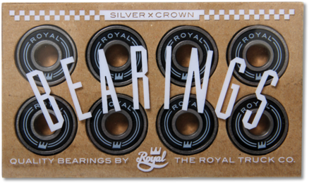 Royal Silver Crown Skateboard Bearings - Royal Skate Bearings (480x480), Png Download