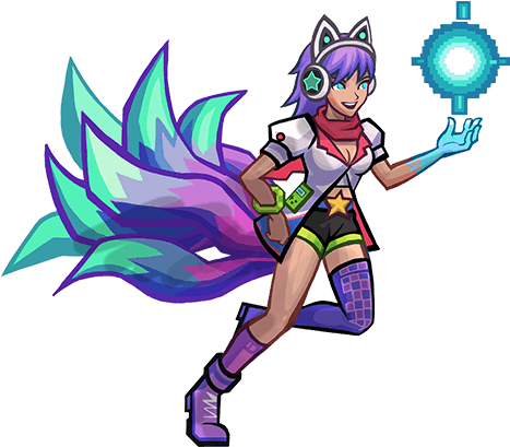 Graphic Library Stock League Of Legends - 電玩 女神 阿 璃 (506x444), Png Download