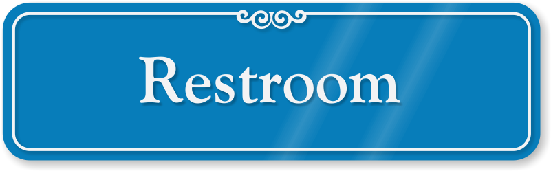 Restroom Sign - No Cell Phones In Restroom (800x570), Png Download