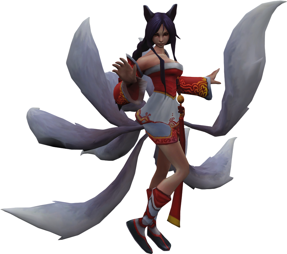 Ahri Looks Like Shit, No Way She's In Hinata's League - Cartoon (1007x893), Png Download