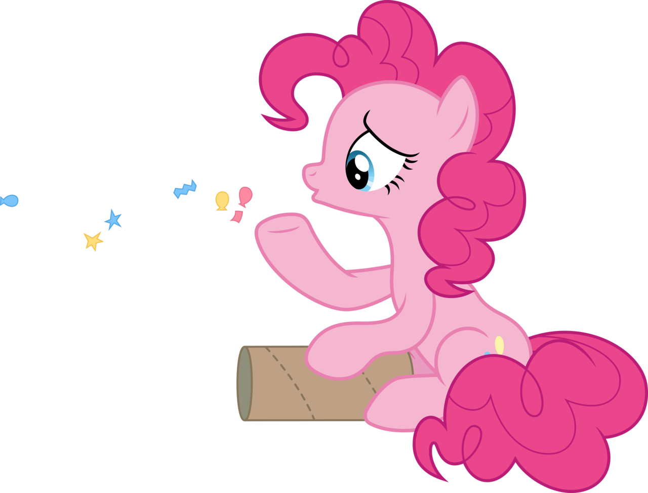 Chrzanek97, Confetti, Pinkie Pie, Safe, Simple Background, - Mlp Pinkie Pie Sad (1280x974), Png Download