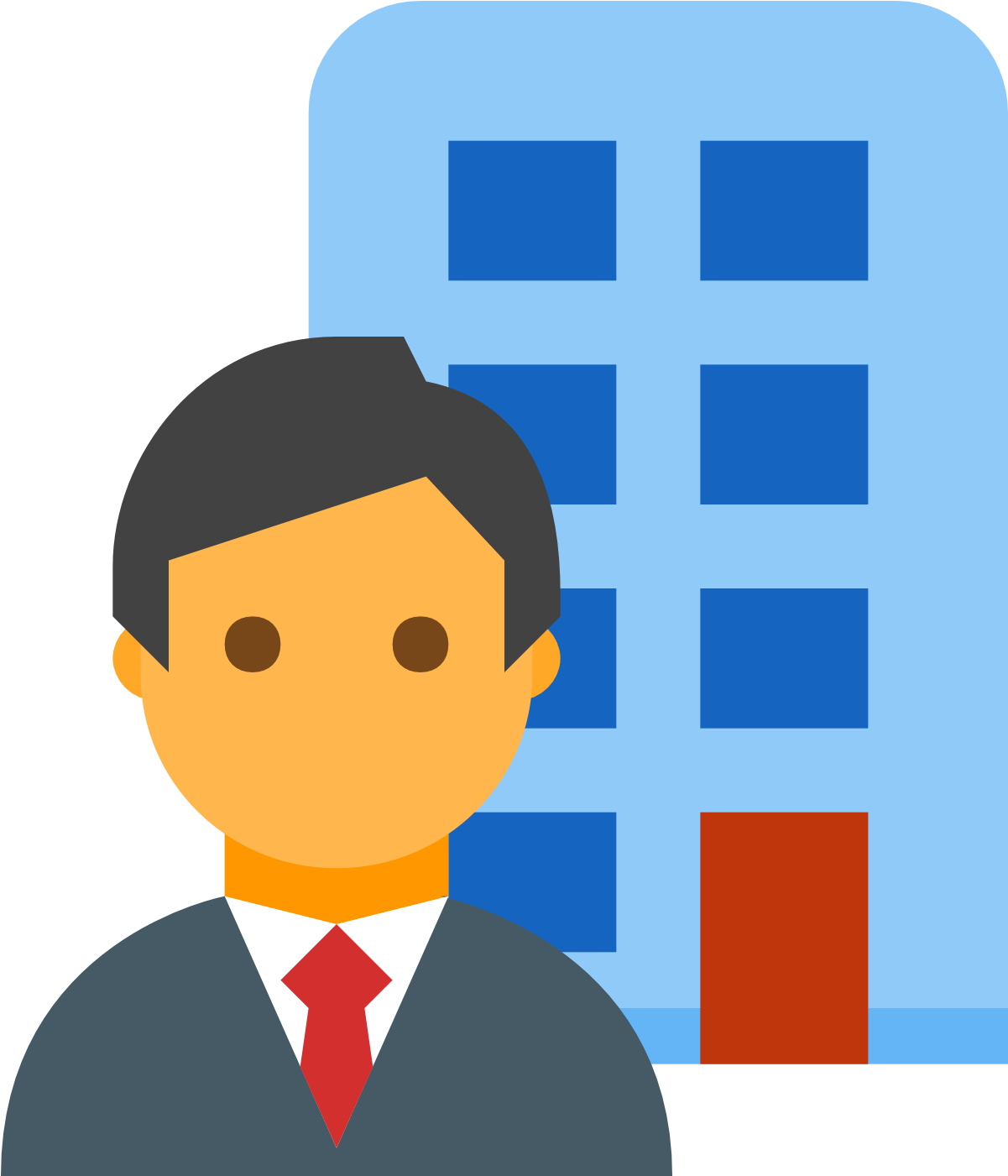 The Icon Is A Simplified Portrait Picture Of A Humanoid - Contract Employees Icon (1600x1600), Png Download